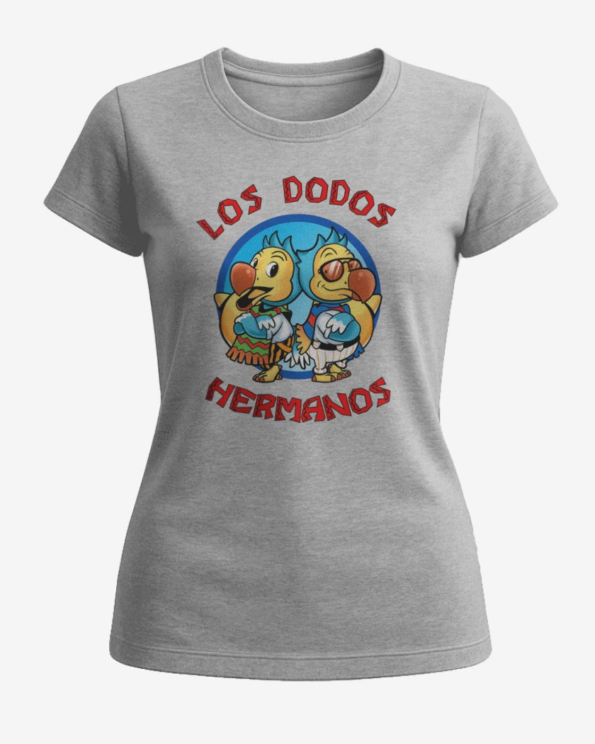 Polera de Mujer Gris Melange de Los Dodos Hermanos