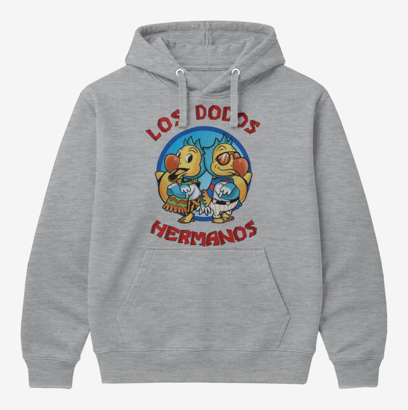 Polerón Canguro Gris Melange de Los Dodos Hermanos