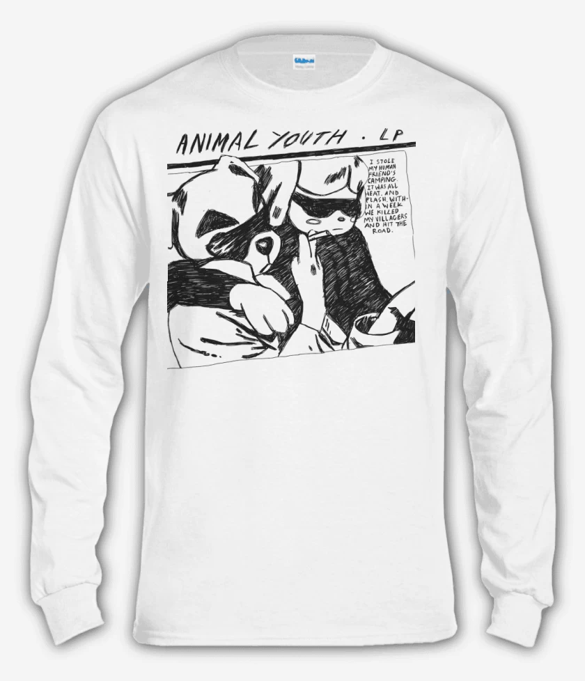 Polera manga larga Blanco de Animal Youth