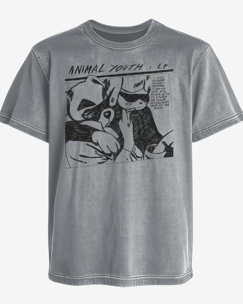 Polera desgastada Animal Youth
