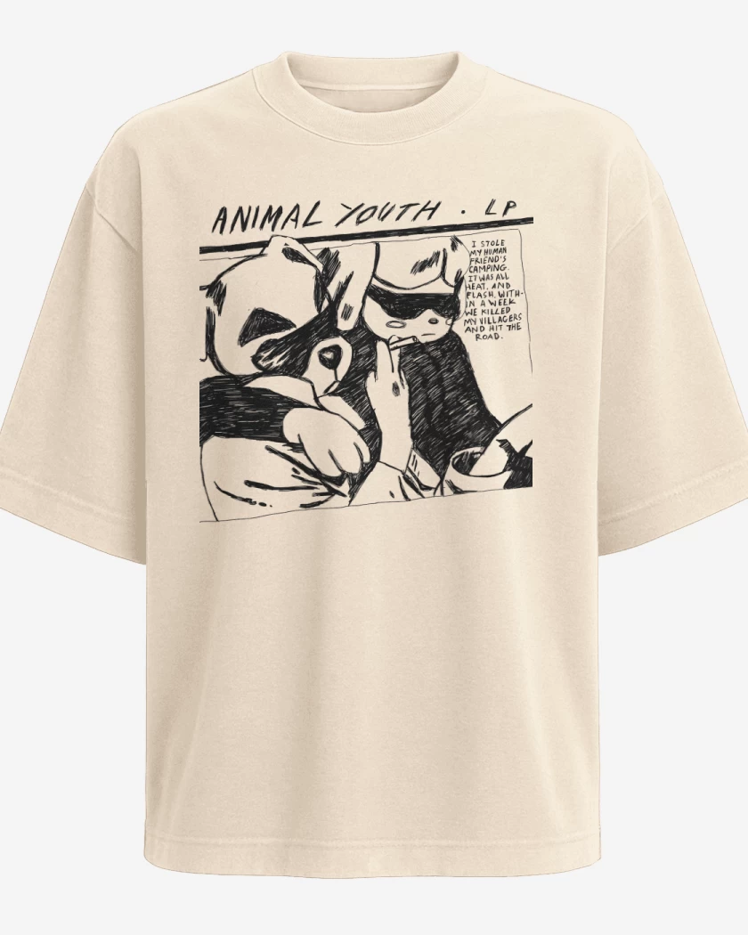 Polera Oversize Animal Youth