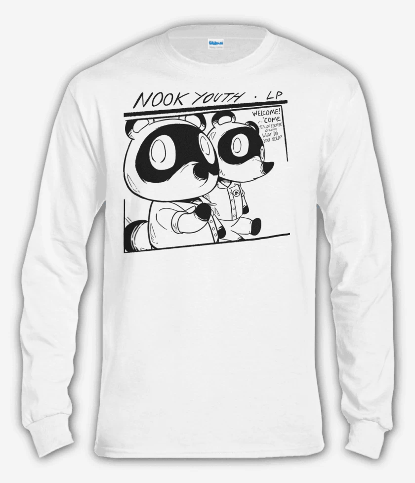 Polera manga larga Blanco de Nook Youth 