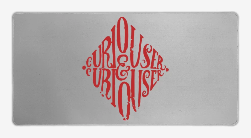 Mouse pad Gamer Gris Melange de Diamante Alice