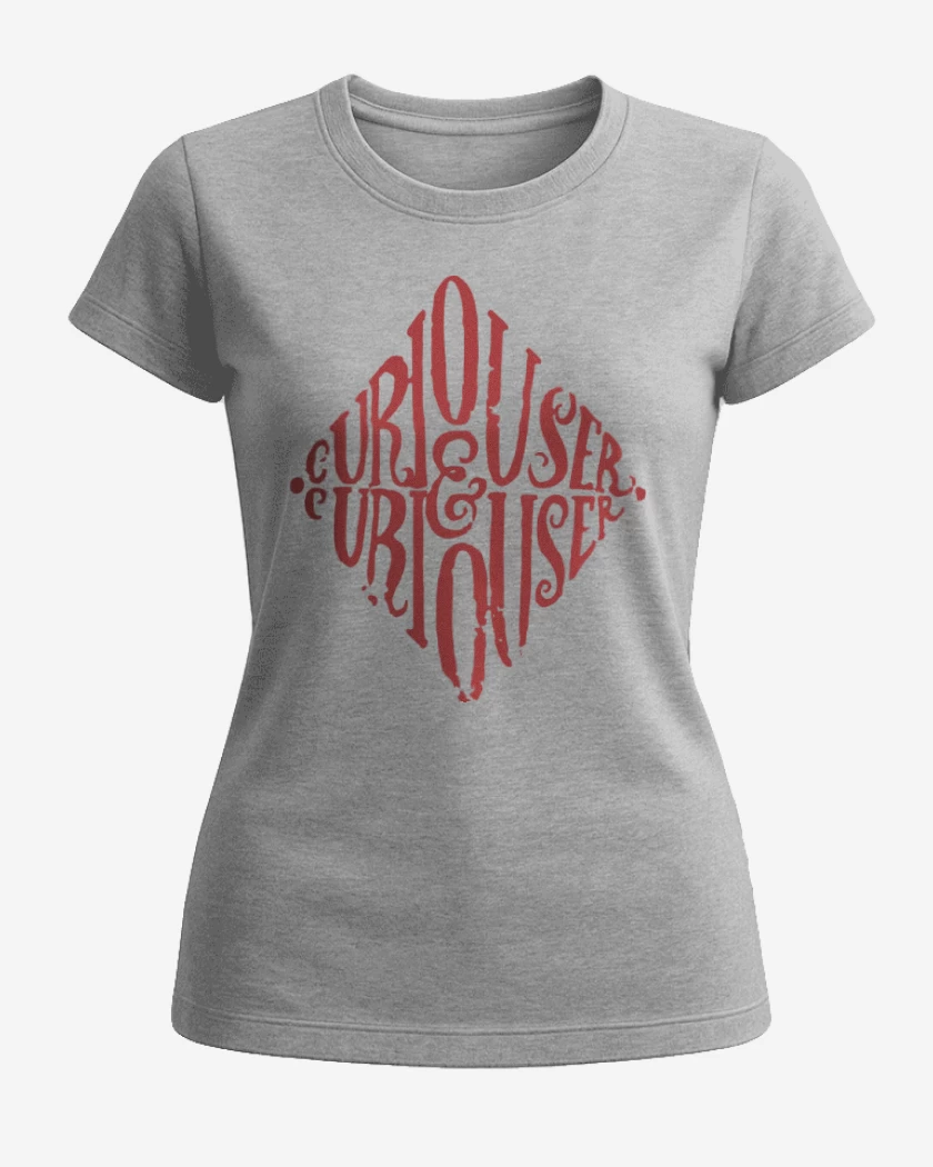Polera de Mujer Gris Melange de Diamante Alice