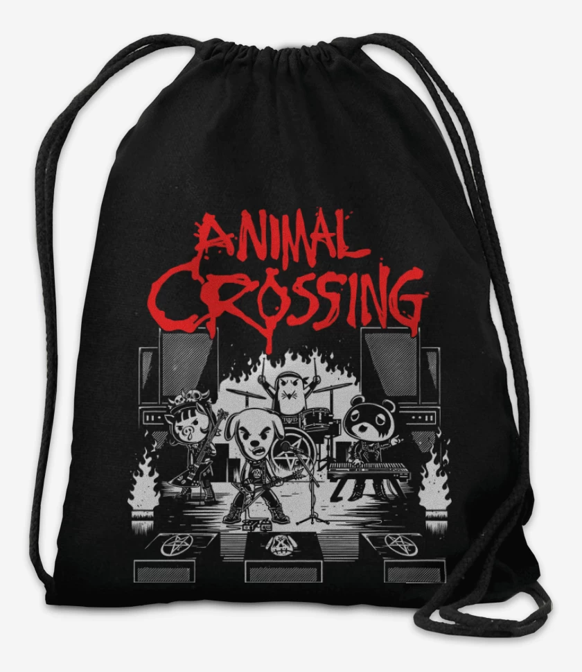 Mochila Negro de Animal Crossing Live