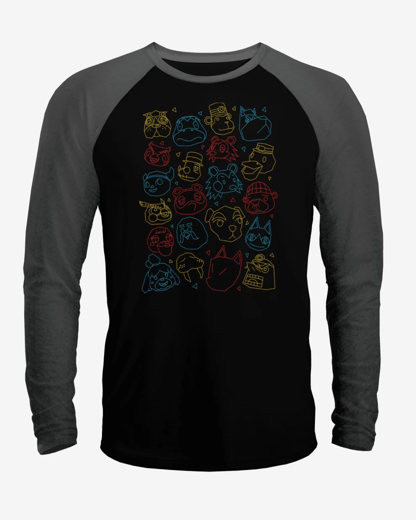 Polera Raglan Animal Gang I