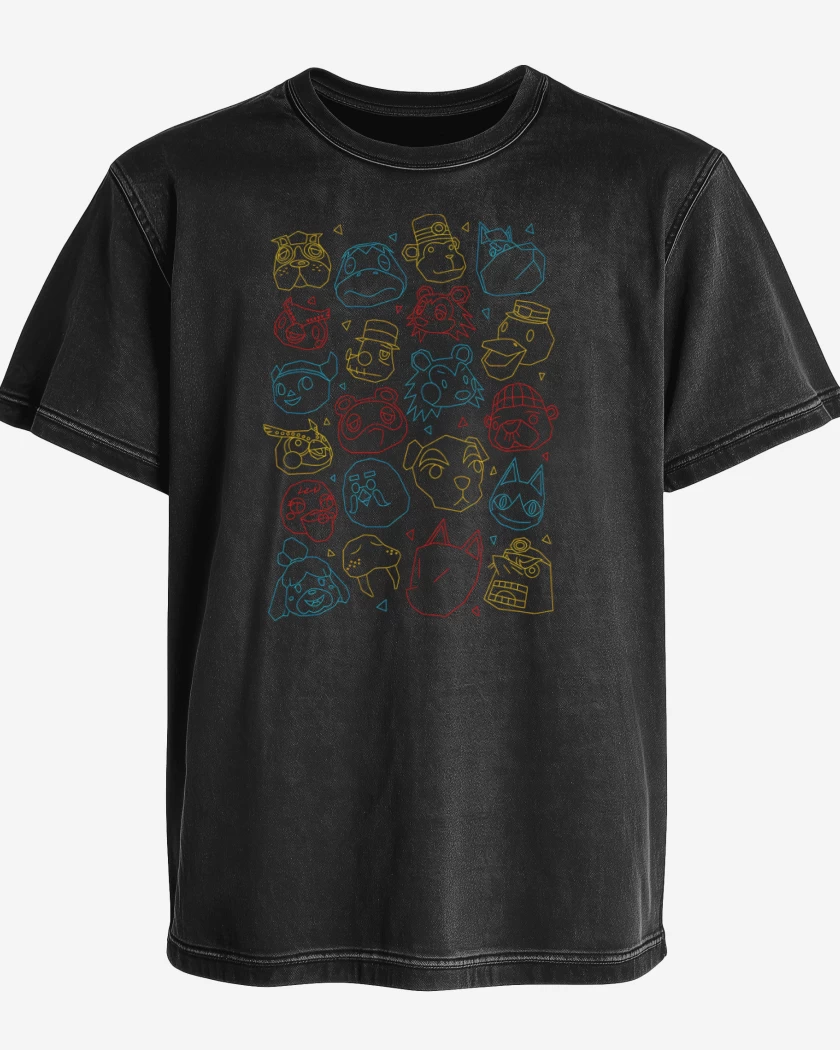 Polera desgastada Animal Gang I