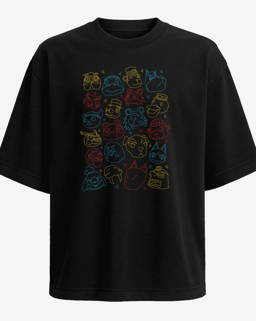 Polera Oversize Animal Gang I