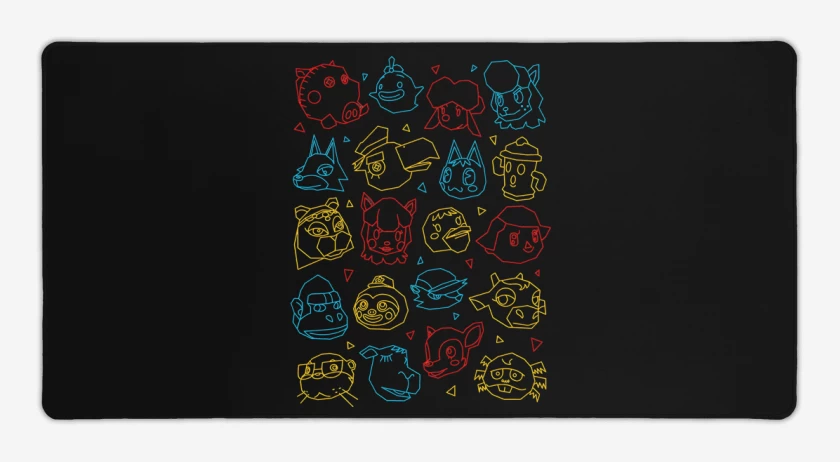 Mouse pad Gamer Animal Gang II