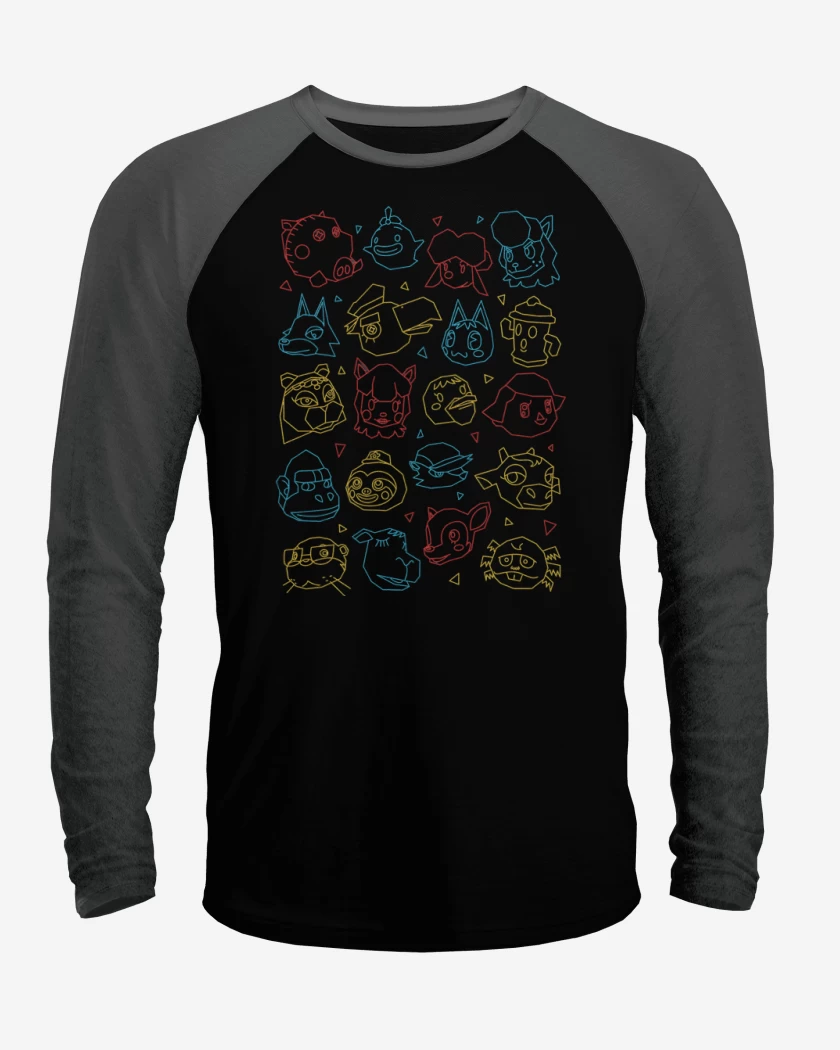 Polera Raglan Animal Gang II
