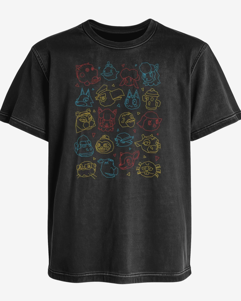 Polera desgastada Animal Gang II