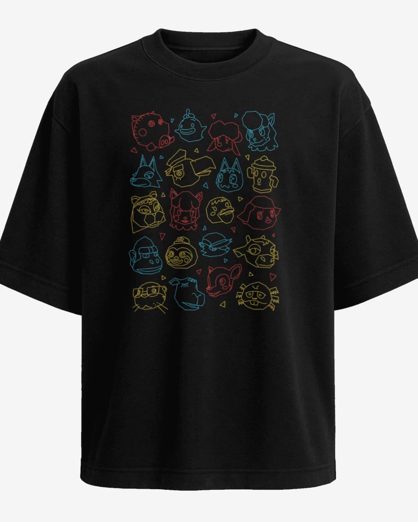 Polera Oversize Animal Gang II