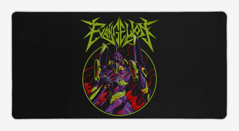 Mouse pad Gamer Negro de Eva 001