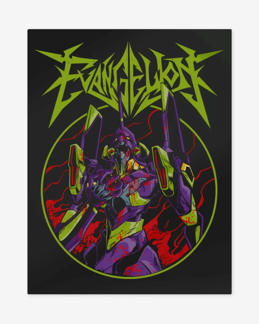 Print metalico Negro de Eva 001