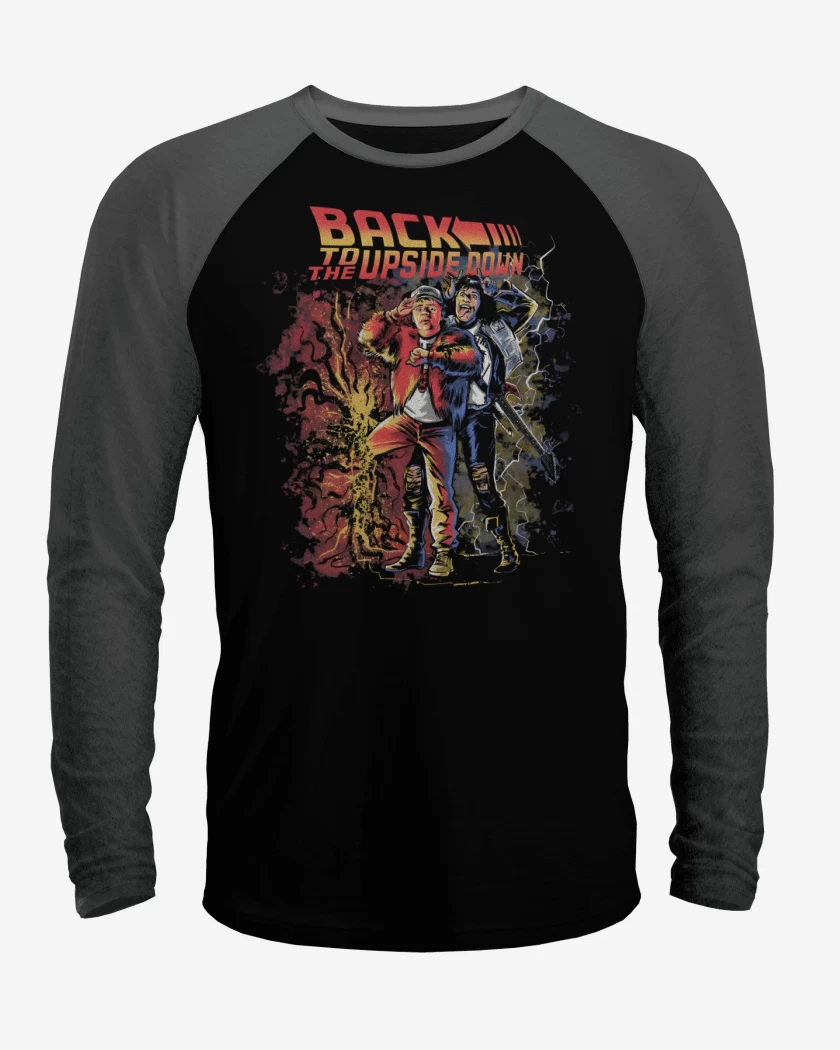 Polera Raglan Back to the Upside Down