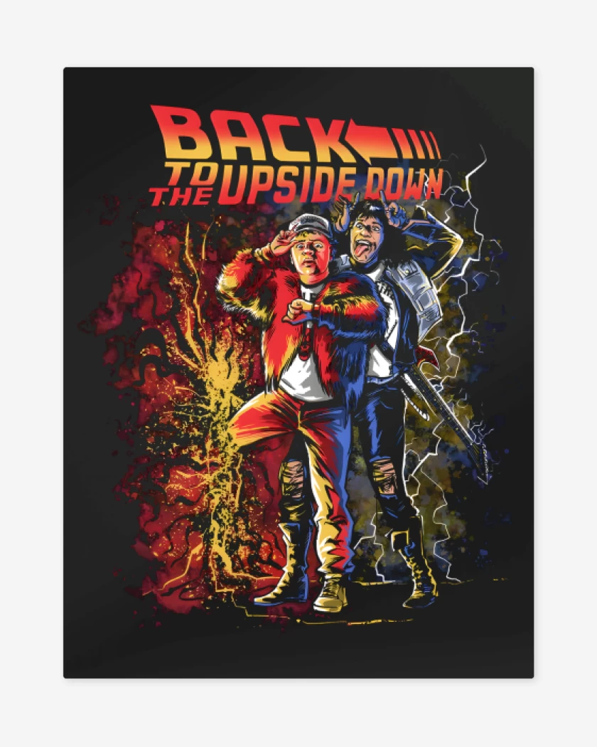 Print metalico Back to the Upside Down