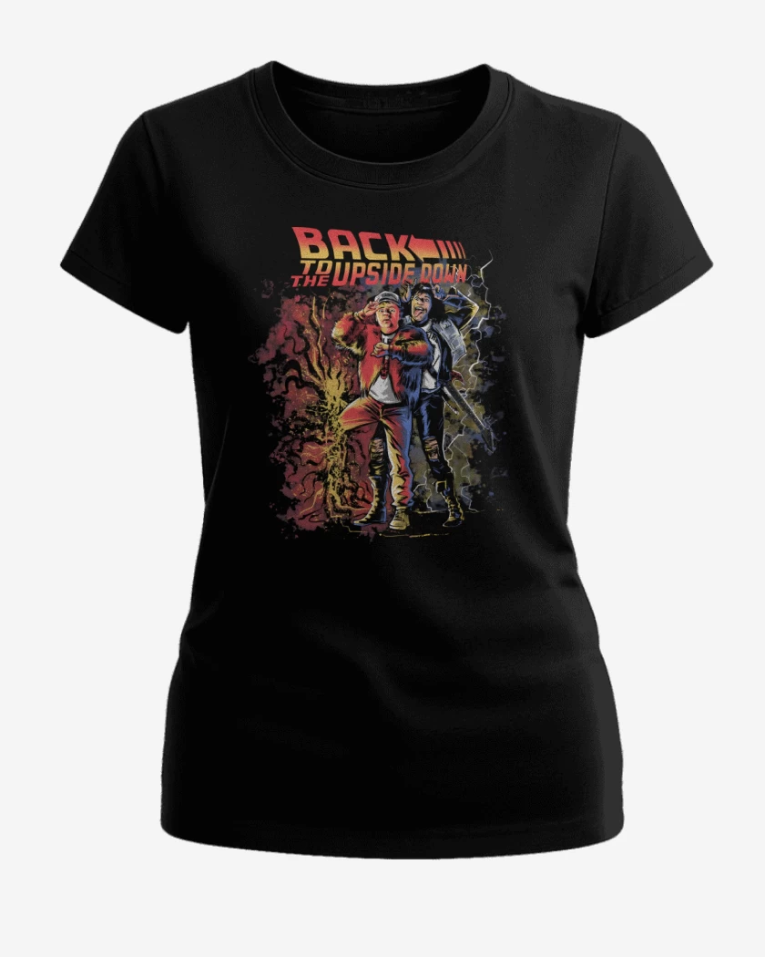Polera de Mujer Negro de Back to the Upside Down