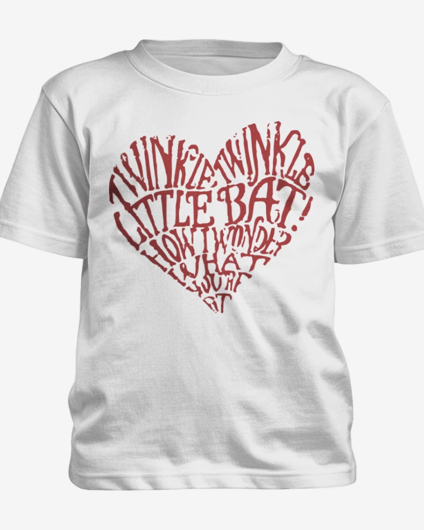 Polera de niño Blanco de Corazon Alice