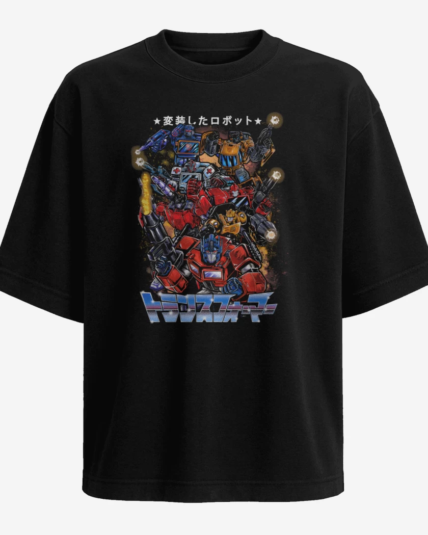 Polera Oversize Escuadrón Autobots
