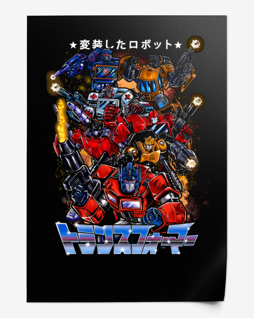 Print Escuadrón Autobots