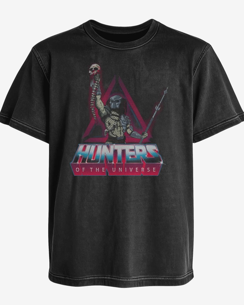 Polera desgastada Hunters of the Universe
