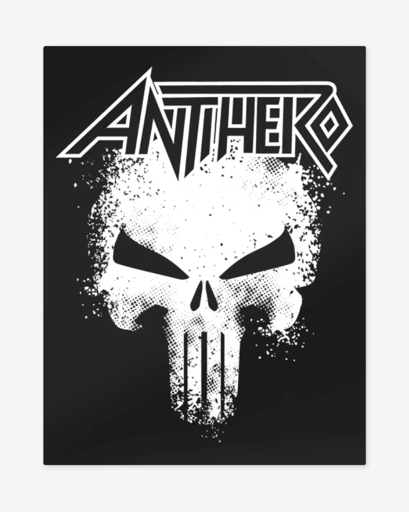 Print metalico Antihero