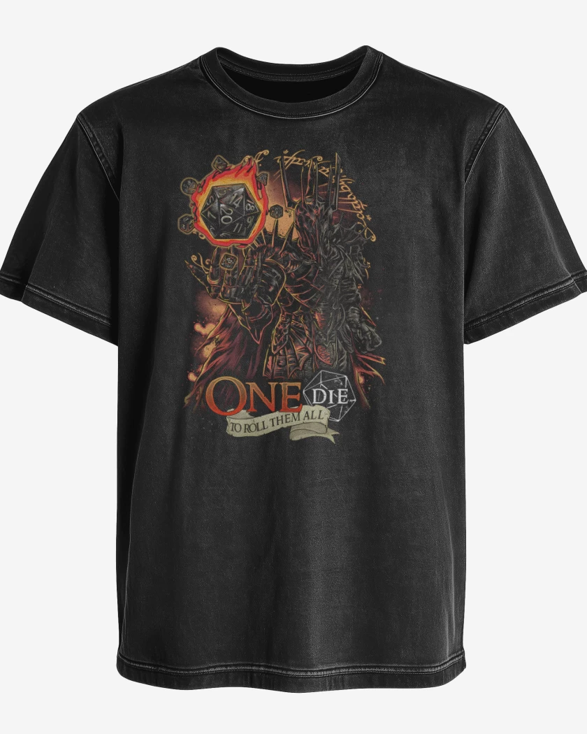 Polera desgastada The Lord of the RPG