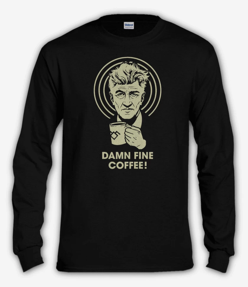Polera manga larga Negro de Lynch Coffee