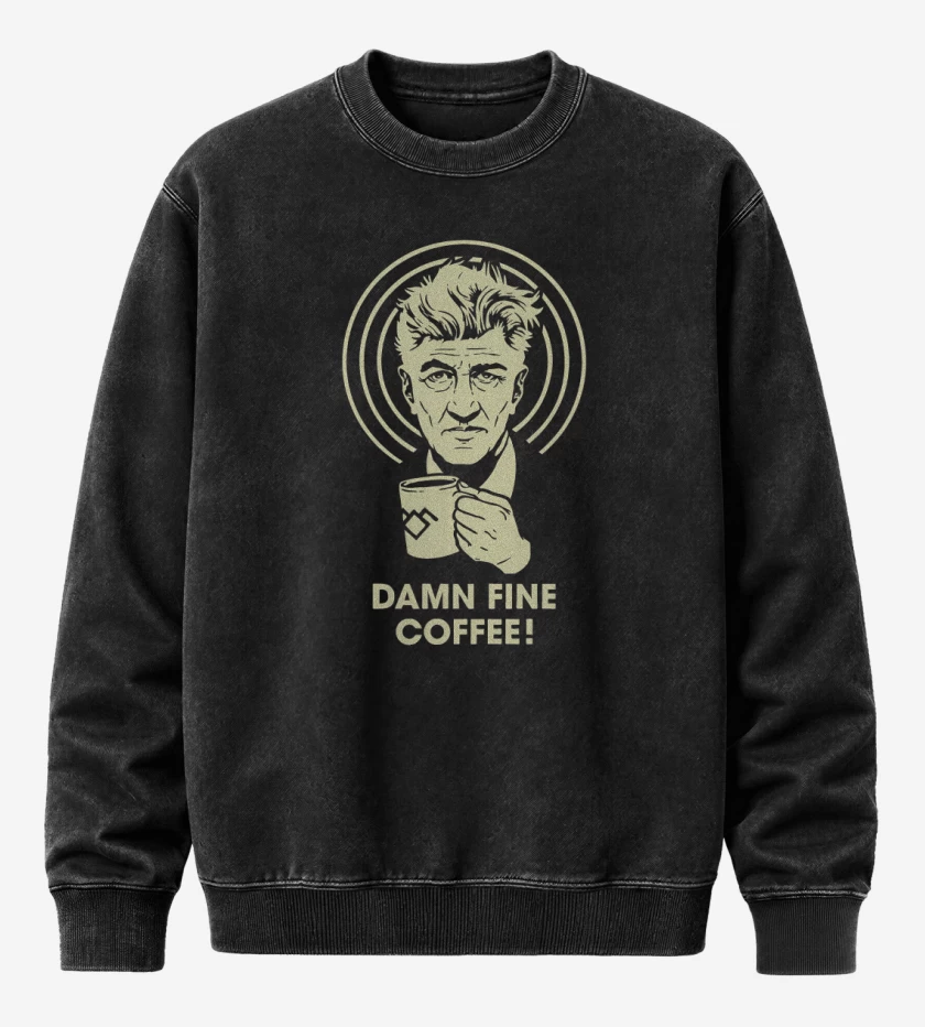 Poleron Polo Acid Wash Negro de Lynch Coffee