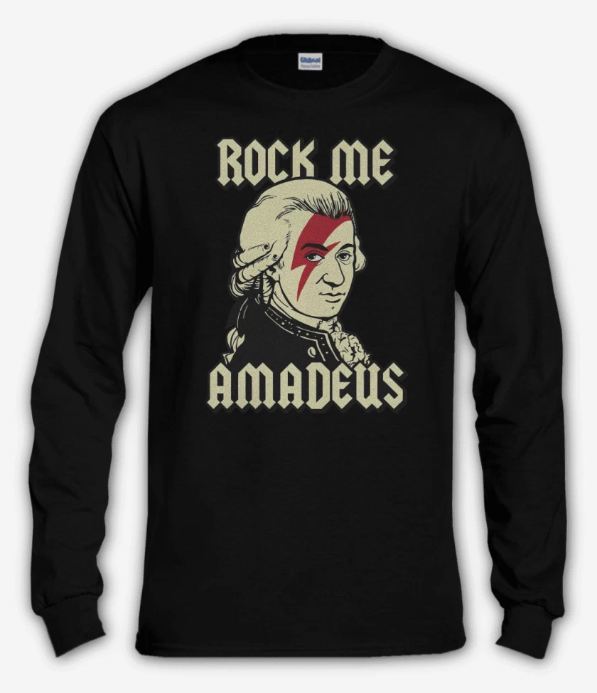 Polera manga larga Negro de Amadeus