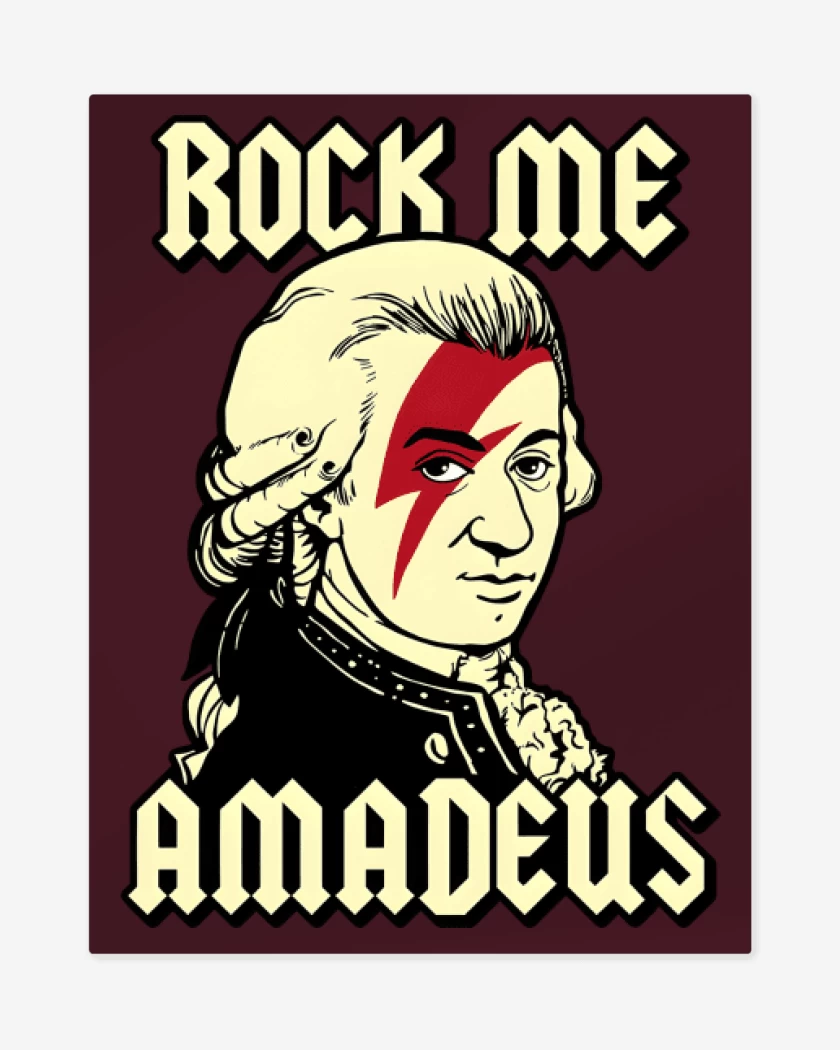 Print metalico Amadeus