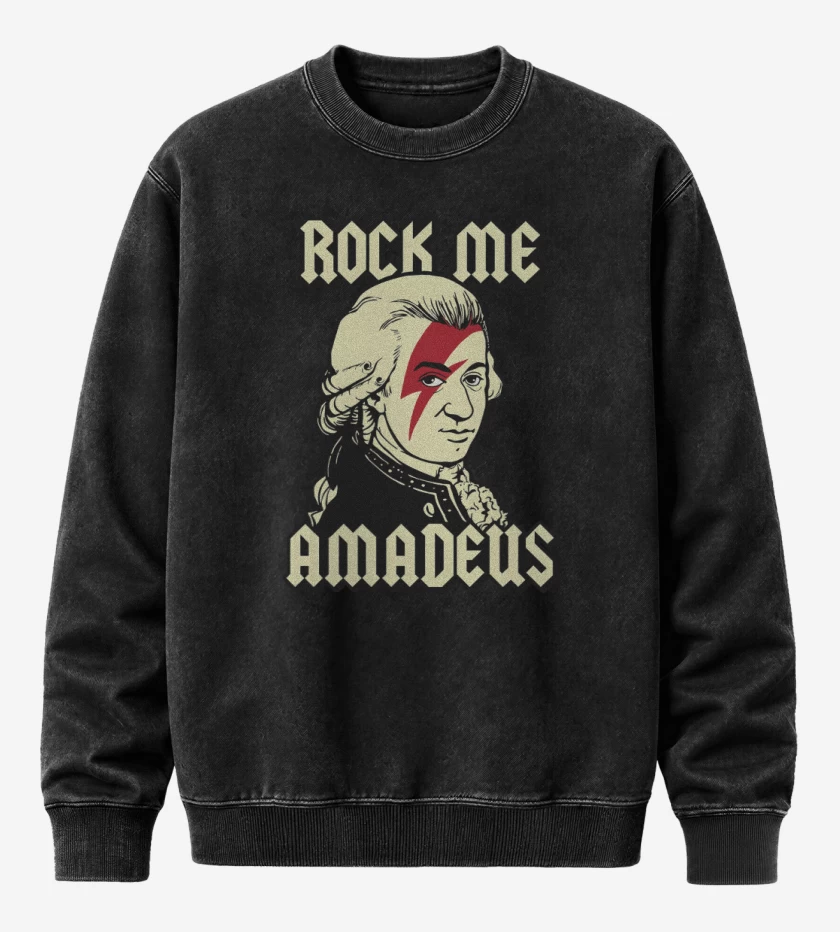 Poleron Polo Acid Wash Negro de Amadeus