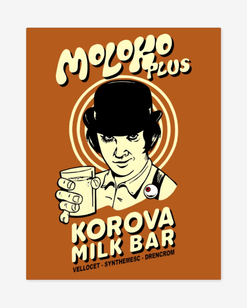 Print metalico Korova Milk