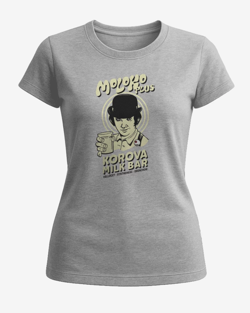 Polera de Mujer Gris Melange de Korova Milk