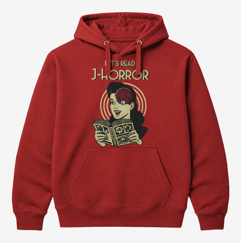 Polerón Canguro Rojo de JHorror