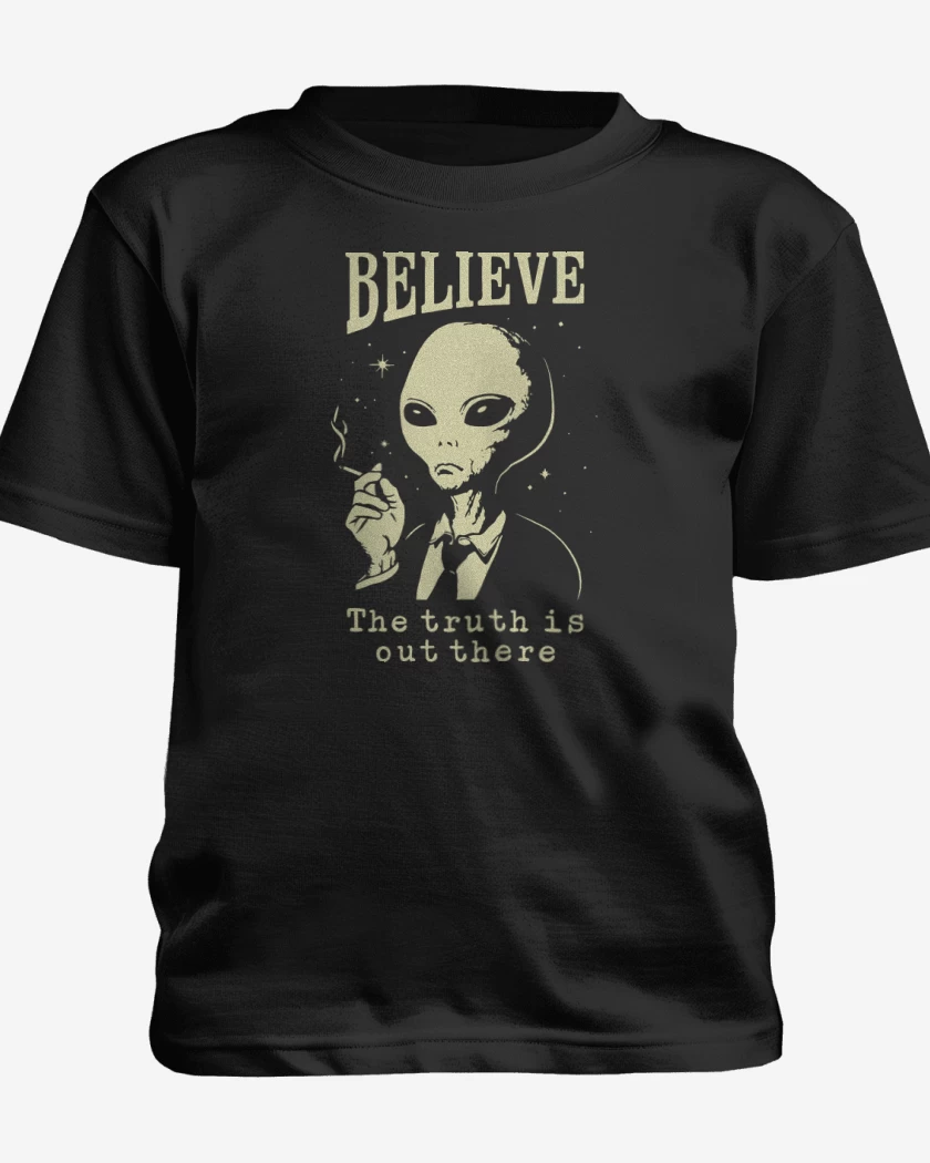 Polera de niño Negro de Believe The Truth
