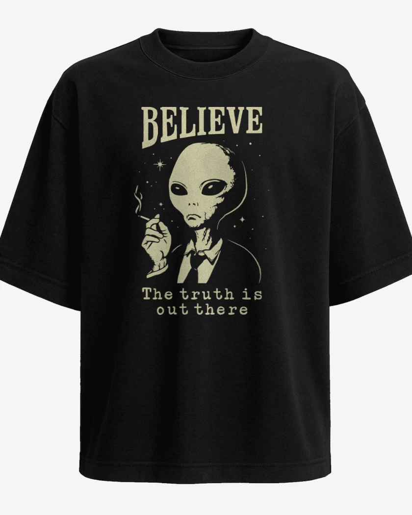 Polera Oversize Believe The Truth