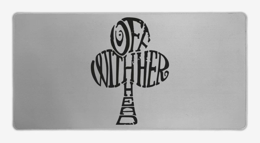 Mouse pad Gamer Gris Melange de Trebol Alice
