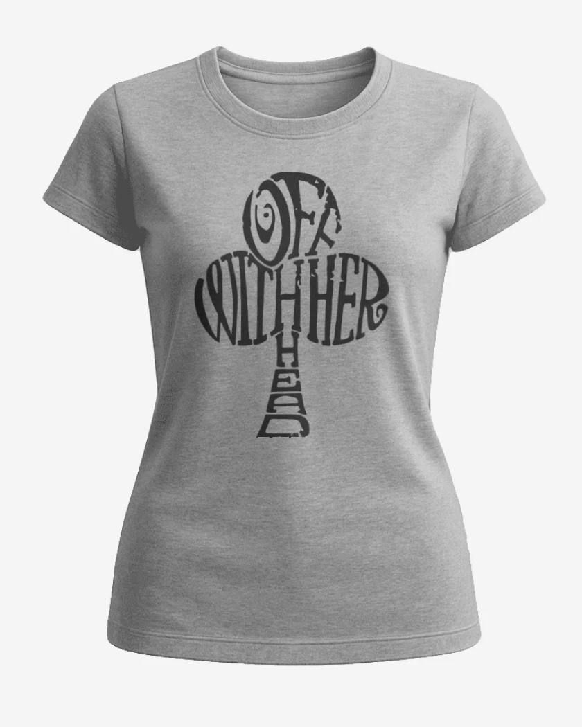 Polera de Mujer Gris Melange de Trebol Alice