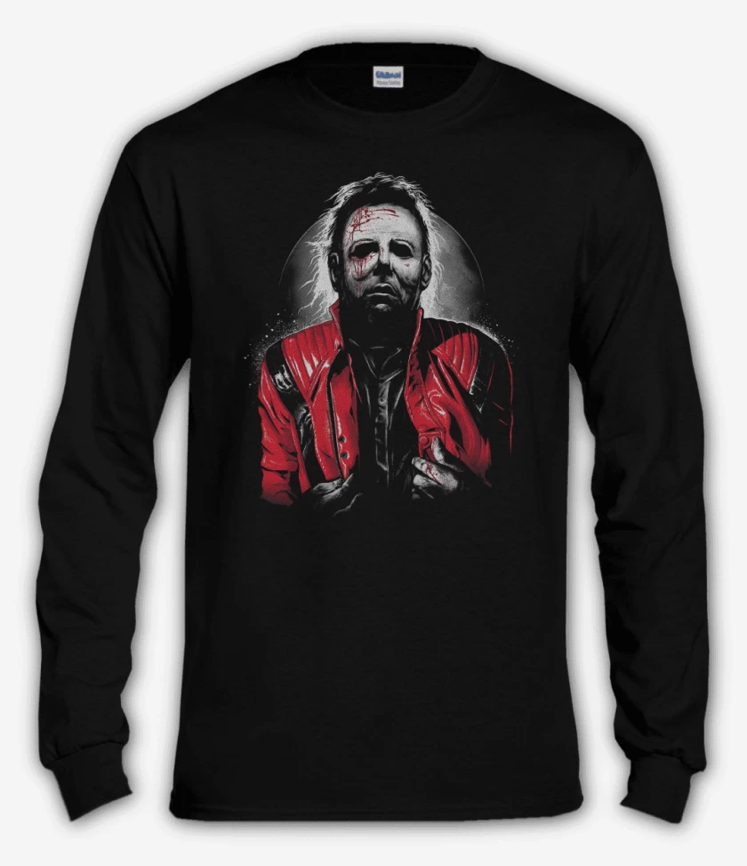 Polera manga larga Negro de Jackson Myers