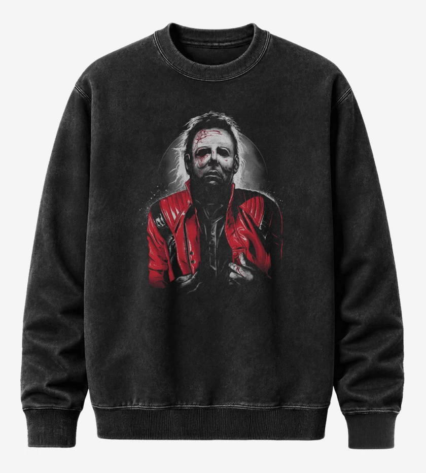 Poleron Polo Acid Wash Negro de Jackson Myers