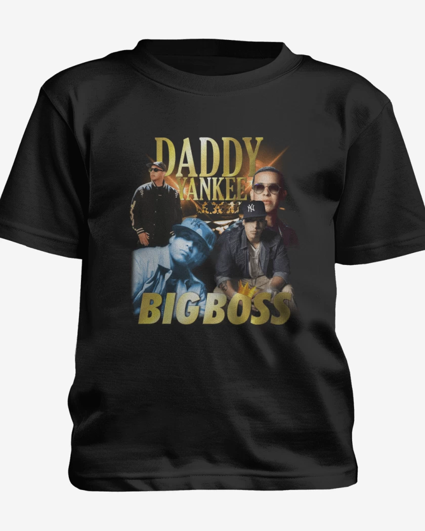 Polera de niño Negro de Daddy Yankee
