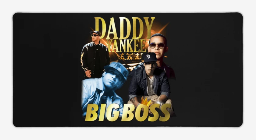 Mouse pad Gamer Negro de Daddy Yankee