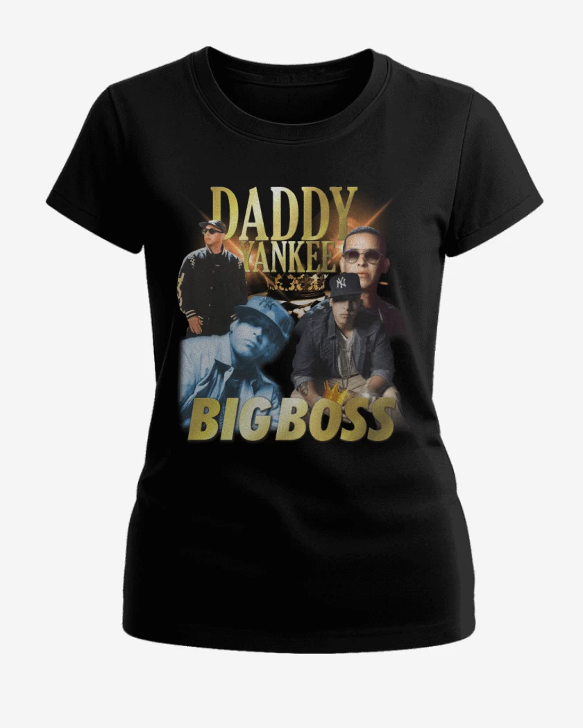 Polera de Mujer Negro de Daddy Yankee