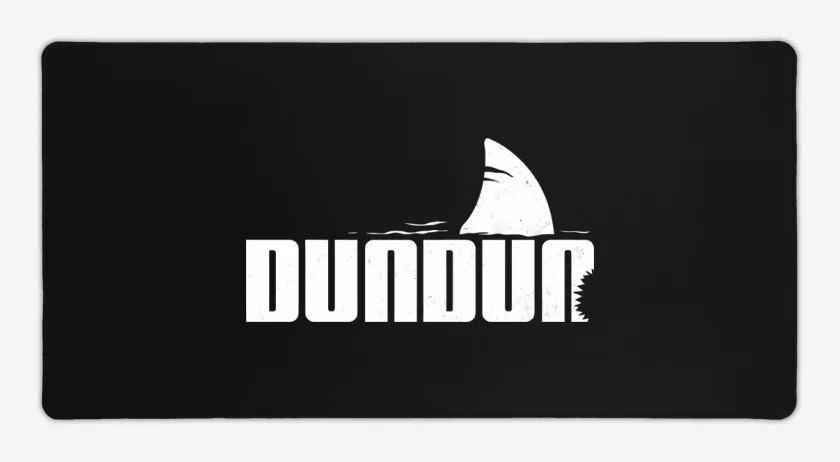 Mouse pad Gamer Negro de Dun Dun