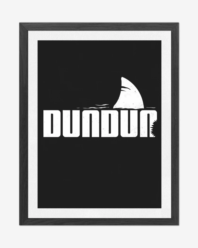 Cuadro decorativo Negro de Dun Dun