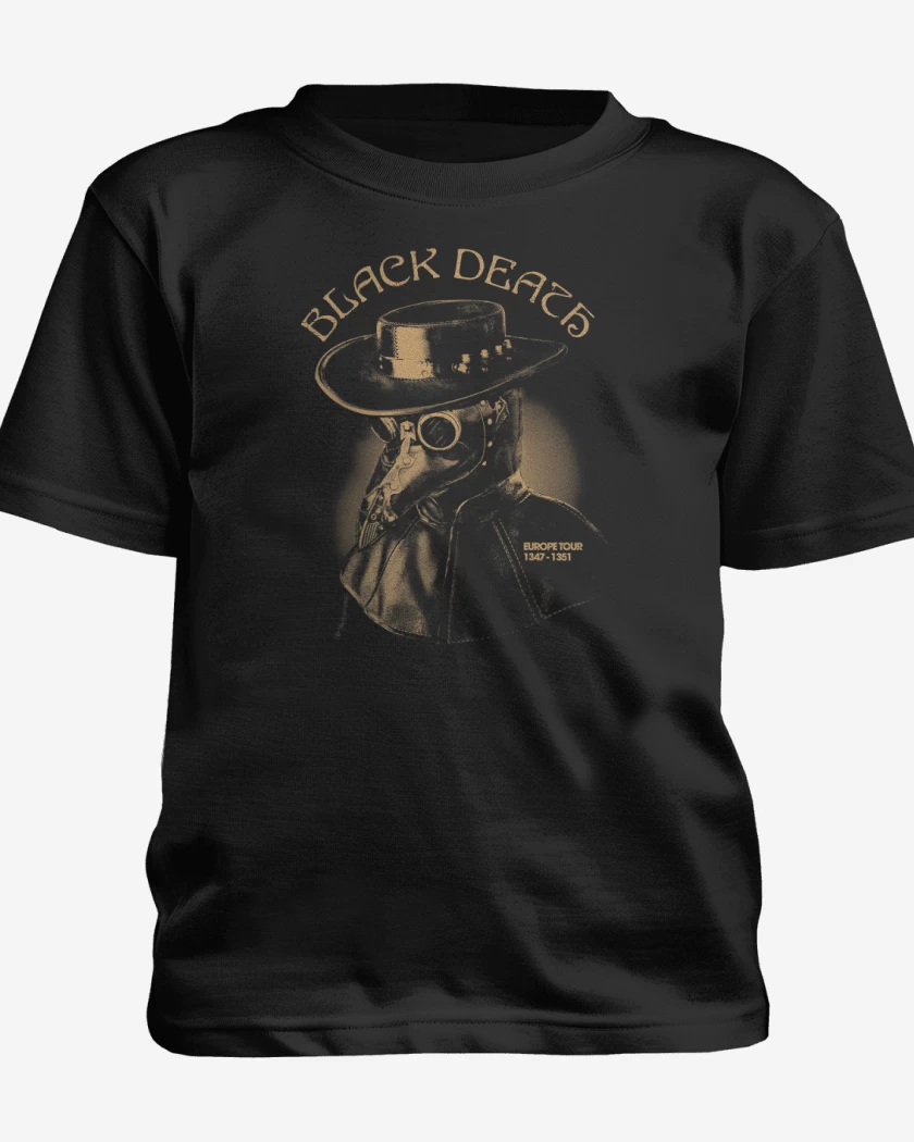 Polera de niño Negro de Black Death 