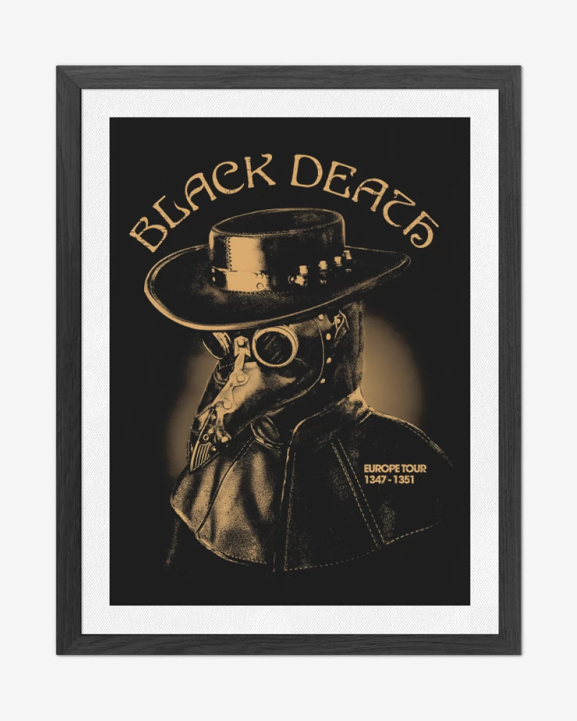 Cuadro decorativo Negro de Black Death 