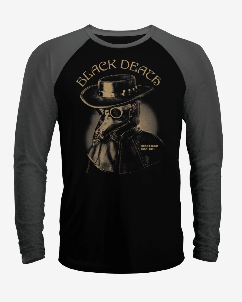 Polera Raglan Black Death 