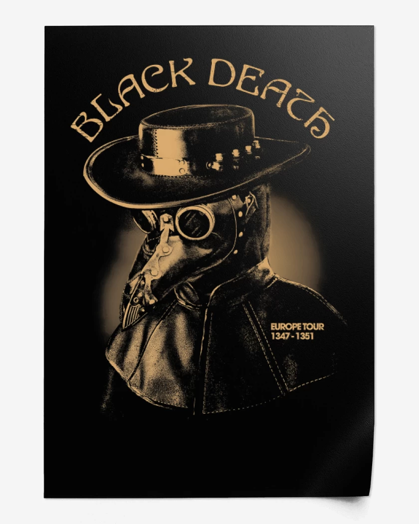 Print Black Death 